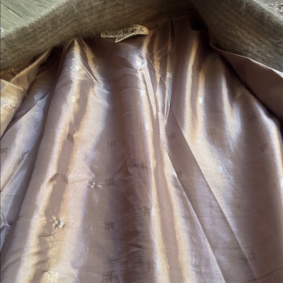 Lady Monica|Vintage 80% Angora Rabbit Hair Beaded Laced Oversized Cardigan SzM/L - Picture 10 of 15